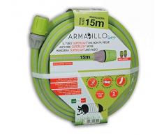 Idroeasy Armadillo Superlight 15 Metri, Tubo Acqua Super Leggero da Giardino Anti Nodo Canna Irrigazione Giardinaggio Anti Torsione