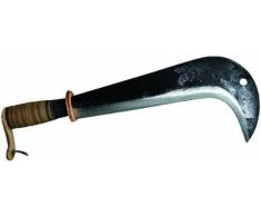 Agef Roncola con Manico in Cuoio cm 28, Nero