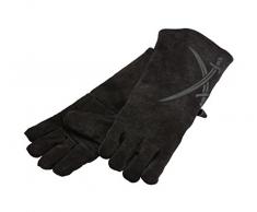 Rösle Grillhandschuhe TLG. Guanti da Barbecue Sansibar, 2 Pezzi, Nero/Grigio, 40.5 x 16 x 2 cm