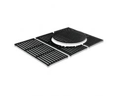 Enders Switch Grid for Gas Barbecue, Chicago 3 R Turbo, Cast Iron Grate, Black