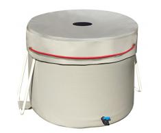 New Plast SE1004 Serbatoio per Recupero Acqua Piovana, 1000 Litri, Grigio, 100x100x120 cm