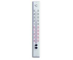 TFA Dostmann 95,1032 Termometro Interno/ Esterno di Metallo Verniciato a Polvere, Bianco,10,3 x 3,9 x 8,6 cm Confezione da 3