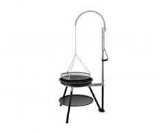 Landmann 11064 Barbecue per laperto e bistecchiera Nero, Acciaio Inossidabile