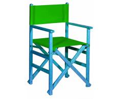 Aranaz 1626 - Poltrona dritta pieghevole, blu