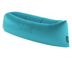 Studio Zapp Riani Poltrona Lounge, Sacco Sdraio Gonfiabile Aria, türkisfarbig, 250 x 90 x 90 cm, barbarianiturqouise