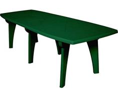 ARETA ARE020 Tavolo, Modello Lipari2, Verde, 250 x 90 x 72 cm