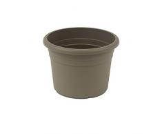 fioriera greemotion Fiona, fioriera in plastica resistente ai raggi UV, fioriera con fori inferiori, volume circa 35 l, circa Ø 50 x H 35,5 cm