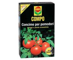 Compo, Concime per Pomodori con Guano, Ottimo Anche per Le Colture orticole Come cetrioli, zucchine, zucche, meloni, peperoni, melanzane, finocchi e Piante aromatiche, 1 kg, 4.7x14.2x22 cm