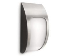 Philips Lighting Lampada da Parete per Esterno, Lampadina RE 20 W Inclusa, Acciaio