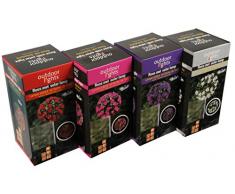 EDCO 871125256333 Palla Rosa Luce Solare D12 x 71 cm, Multicolore