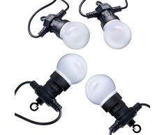 WeRChristmas WRC-8711 - Striscia Luminosa a 20 LED, Colore: Bianco Brillante
