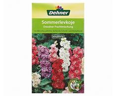 Dehner Blumen-Saatgut, Sommerlevkoje Dresdner Prachtmischung, 1 g Sementi, 5er Pack (5 x1 g)