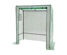 Dehner Tomaten-Gewächshaus, ca. 190 x 170 x 80 cm, Kunststoff/Stahl, Grün Serra per pomodori, Verde