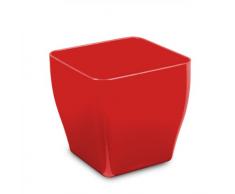 Floralo Piazza Geda 25150-R Soggiorno Pot Rosso Molto Luminoso di 15 x 15 cm