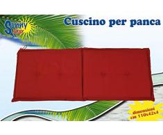 Partenope STC1327 Cuscino Panca, Terracotta, 110 x 42 x 4 cm