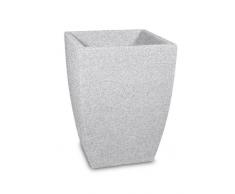 The Cornish Pixie Company Marino pentola pianta, Gelo, Quadri 40 x H 53 cm, Bianco/Granito