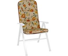 Angerer Cuscino per Sedia 50 x 120 cm, Design Città del Capo (Senza Sedia)