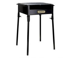 Algon 53373 - Barbecue in ferro artigianale N2, 40 x 34 x 62 cm