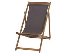 Siena Garden Aviro Lettino Prendisole, Grigio