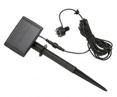 Dehner, Illuminazione Universale a LED a energia Solare, Diametro della Testa LED 3 cm, plastica, Nero