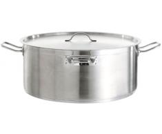 33063 Grande Paella Mondiale pentola di Acciaio Inox 50 x 10 cm capacità 24 l
