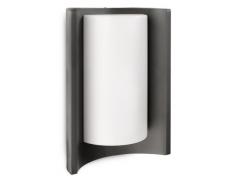 Philips Lighting Meander Lampada da Parete da Esterno, Alluminio Antracite, Lampadina RE 20 W Inclusa