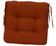 Dandler Cuscino per Sedia, Terracotta, 45 x 45 x 7 cm, 584004