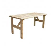 Rojaplast Viking 150 Tavolo da Giardino in Legno, Naturale, 150x70x68 cm