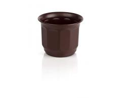 Kimmel - Vaso per Fiori, Ø 9 cm, con Foro, Marrone, Piccolo
