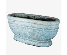 Better & Best 2662715 - Fioriera ovale grande in terracotta, colore: blu