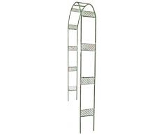 Esschert Rosa di disegno arco, arrampicata aiuti per le rose in stile vintage, circa 125 cm x 25 cm x 236 cm