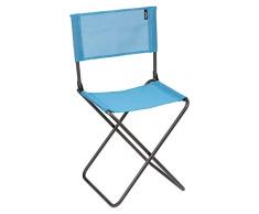Lafuma Sedia pieghevole da campeggio, Compatta, CNO, Texplast, Colore: Azzurro, LFM2834-8546