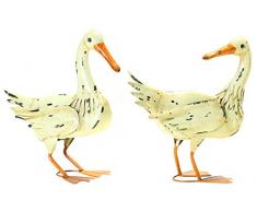 FORMA di Metallo Statuetta Dagoberto, Bianco, 39 x 18 x 40 cm, 590221