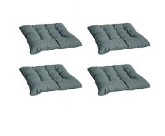 beo Cuscino Singolo AU94 SK9-D Pad con 9 Punti Passo, Circa 38 x 38 cm, Spessore 6 cm, Grigio