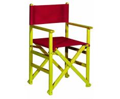 Aranaz 1570 Poltrona diritta pieghevole, Giallo