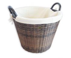 HABAU - 2712, Cesto per Legna da ardere, in polietilene, 48 cm