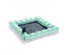 Pigro Felice 921990-AGREEN ModulAir Luxury Inflatable Double Hammock Piscina Galleggianti, Acquamarina