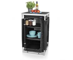 CAMPART Armadio da Campeggio Nice, Grigio (Grau), Taglia Unica