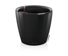 Lechuza - 16069 - Classico LS 35 Premium, Vaso con Sistema di Auto-irrigazione, Superficie Lucida, Colore: Nero