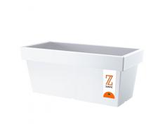 Zanvic - Fioriera LoFly 400, 38 x 17,7 x 16,4 cm, Bianco 17 x 16 x 17 cm ZA137