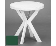 vidaXL Tavolo da Bistrot Verde Ø70 cm in Plastica
