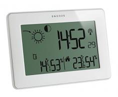 TFA Dostmann TFA Slim 35.1128.02 Stazione Meteo Radio controllata con Touch Screen, Bianco