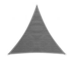 Windhager Tenda Sunsail Adria, Triangolo 3,6 x 3,6 m (equilatero), Protezione UV, Resistente alle intemperie e Traspirante, Grigio, 10967