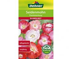Dehner Blumen-Saatgut, Seidenmohn, Prachtmischung, 2.5 g Sementi, 5er Pack (5 x 2.5 g)