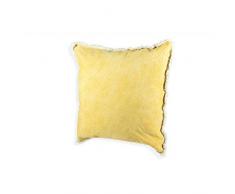 Galileo Casa 2196773 Cuscino 65x65cm 830gr Senape c/Frange, Giallo