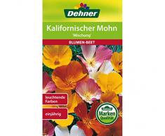 Dehner Blumen-Saatgut, Kalifornischer Mohn Mischung, 6 g Sementi, 5er Pack (5 x 6 g)