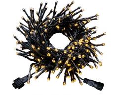 WeRChristmas WRC-8695 - Striscia Luminosa con 600 LED, a Bassa Tensione, Colore: Bianco Caldo