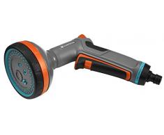 Lancia a Doccia Multifunzione Gardena: Doccia da Giardino per LIrrigazione e La Pulizia, 5 Tipi di Getto, Blocco Permanente, (18315-20)