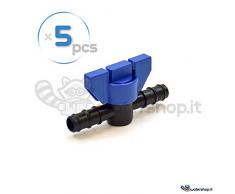 WaterShop 18530-1-U 5 Pz. Valvola per Irrigazione Tubo ø 16, Blu