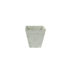 Fioriera Artstone, Planter Ella, resistente al gelo e leggera, eucalipto, 15x15x15 cm, 135655